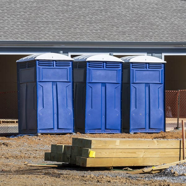 do you offer hand sanitizer dispensers inside the porta potties in Thynedale